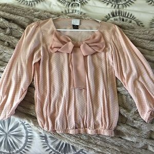 Lola polka dot/bow, top